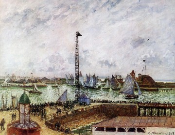 la jetée du pilote le havre 1903 Camille Pissarro Peinture à l'huile